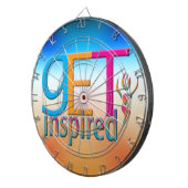 Get Inspiriert ~ Original Dartscheibe (Vorderseite rechts)