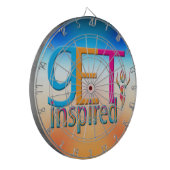 Get Inspiriert ~ Original Dartscheibe (Vorderseite Links)