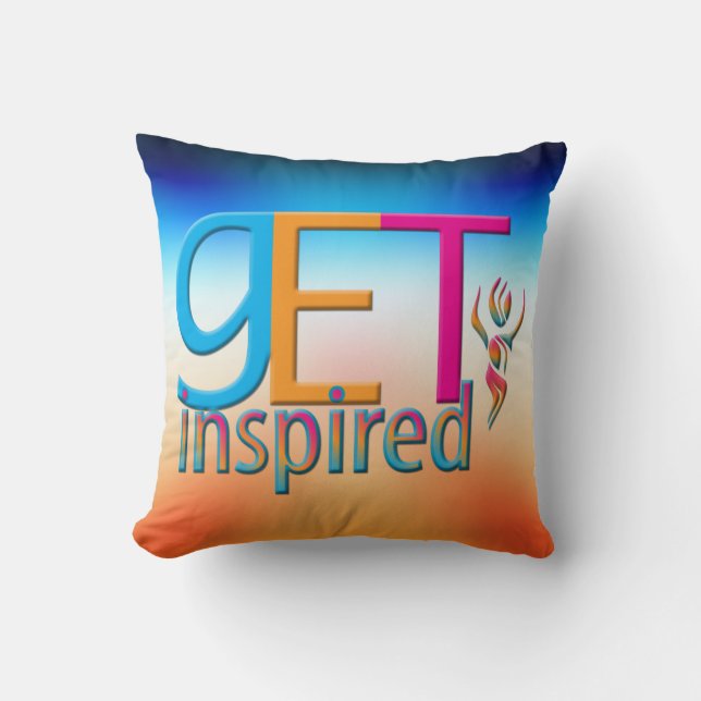 Get Inspiriert ~ Original Kissen (Vorderseite)