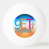 Get Inspiriert ~ Original Tischtennisball (Rückseite)