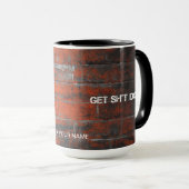 Get it Done Motivational Fitness Workout Tasse (VorderseiteRechts)
