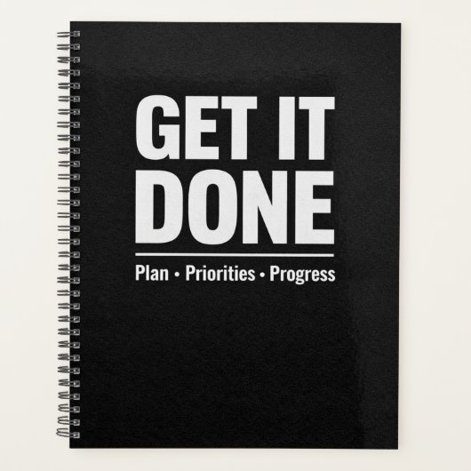 Get It Done Productivity Planner Planer (Vorderseite)