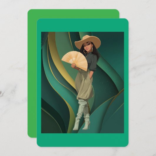 GET IT GIRL #2 EINLADUNG (Vorne/Hinten)