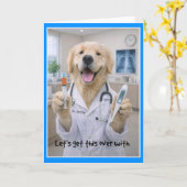 Get It Over With Get Well Card  NTA-1 Karte (Gelbe Blume)