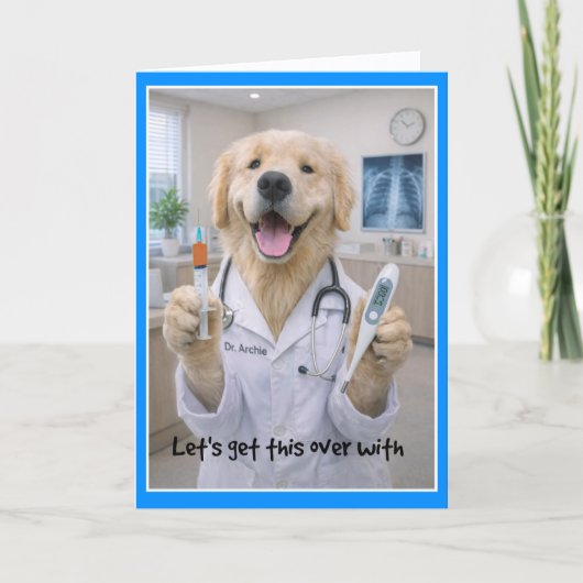 Get It Over With Get Well Card  NTA-1 Karte (Vorderseite)