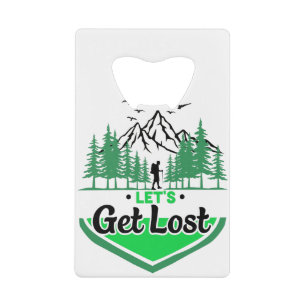 Get Lost Geldbeutel Flaschenöffner