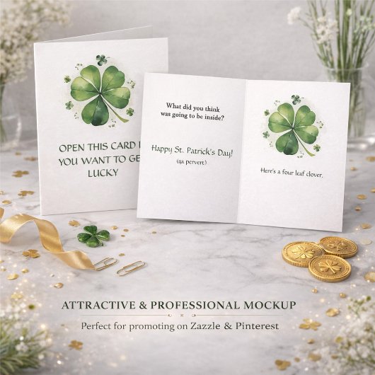 Get Lucky - Lustiger St. Patrick's Day  Karte