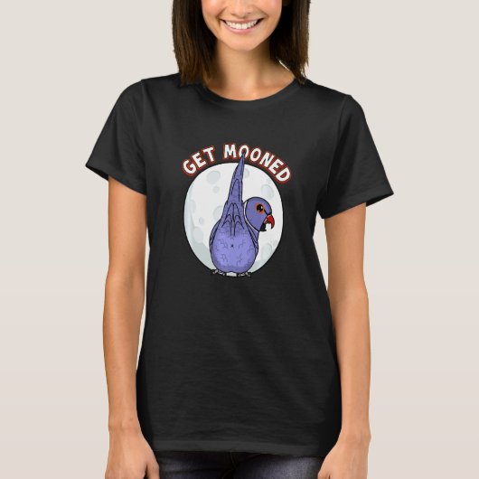 Get Mooned I Parrot Underfluffies I Violet Indian  T-Shirt (Vorderseite)