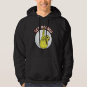 Get Mooned I Parrot Underfluffies I Yellow Parrotl Hoodie (Vorderseite)