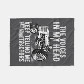 Get More Tractors Funny Quotes Tractors Driver Far Fleecedecke (Vorderseite (Horizontal))