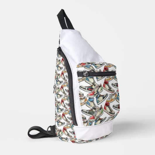 Get my Kicks - Sneaker Sling Bag Crossbody (Linke Seite)