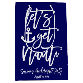 Get Nauti Modern Bachelorette Mittlere Geschenktüte