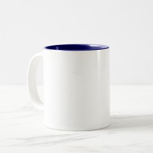"GET NAUTI" ZWEIFARBIGE TASSE (Vorderseite Links)