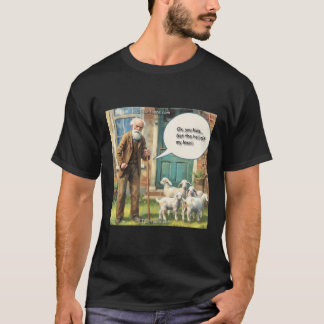 Get Off My Lawn – Goat Edition Rick London Funny T-Shirt