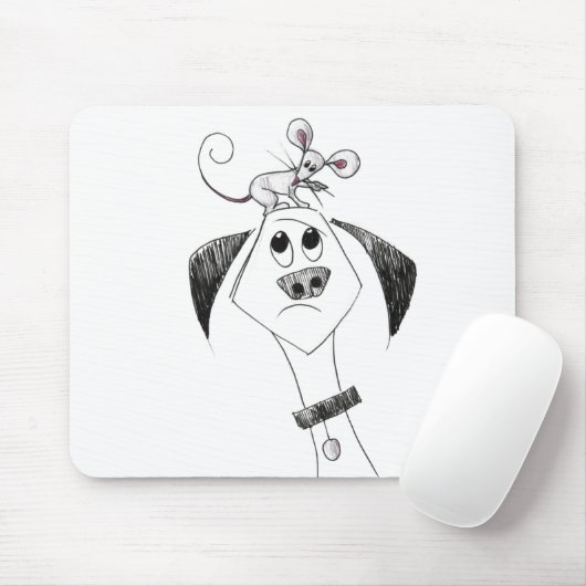 Get Off My Mouse Pad Mousepad (Mit Mouse)