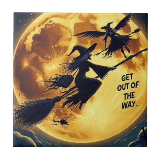 Get Out Of The Way Fliese (Vorderseite)