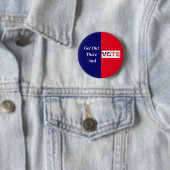 Get Out There And VOTE Button (Beispiel)