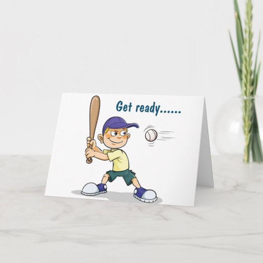 GET READY FOR FUN HAPPY **8th** BIRTHDAY CARD Karte (Vorderseite)