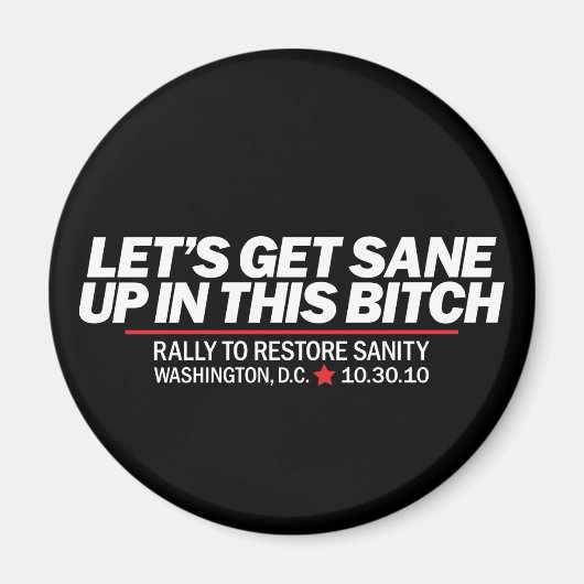 Get Sane White Magnet (Vorne)