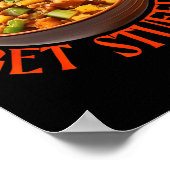 Get Stuffed Thanksgiving Stuffing  Poster (Ecke)