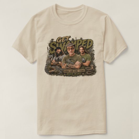 Get Swamped Crew T-Shirt (Design vorne)