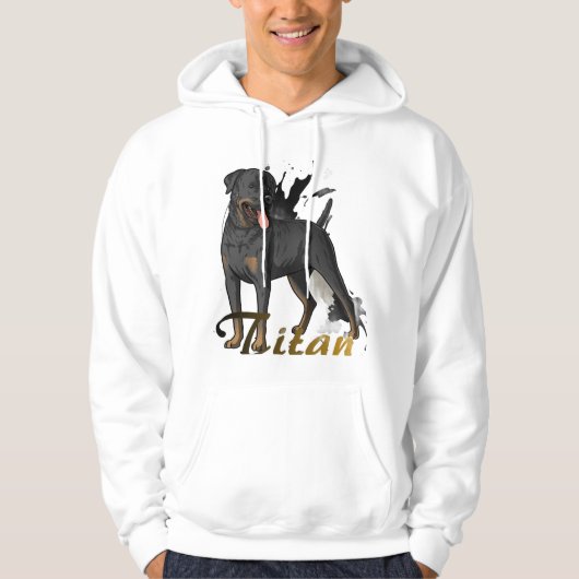 "Get the 'The Titan's Mark' hoodie, a design that Hoodie (Vorderseite)