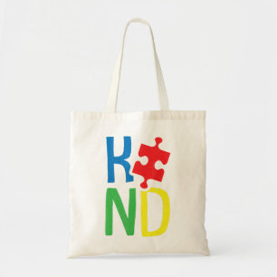 Get this kind T-Shirt as a birthday, or autism awa Tragetasche
