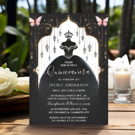 Get Tiara Family Latina Girly Spanish Quinceanera Einladung