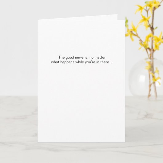 Get to Keep These Get Well Karte (Gelbe Blume)