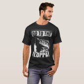 Get To The Floppa Fish Fishing Hook Fun Fishing Fa T-Shirt (Vorne ganz)
