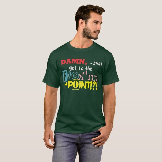 GET to the POINT Dark T-Shirts (Vorne ganz)