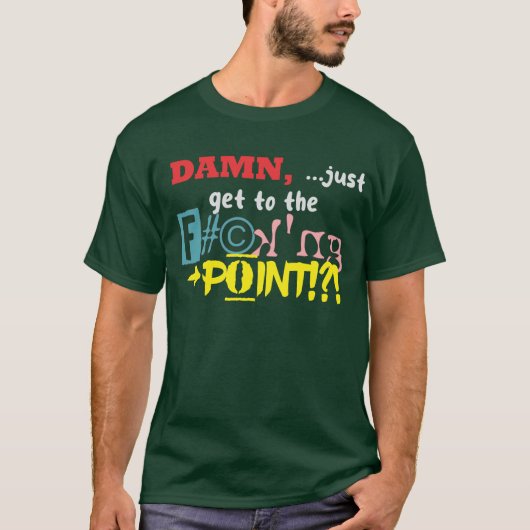 GET to the POINT Dark T-Shirts (Vorderseite)