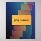 get up continous poster (Vorne)
