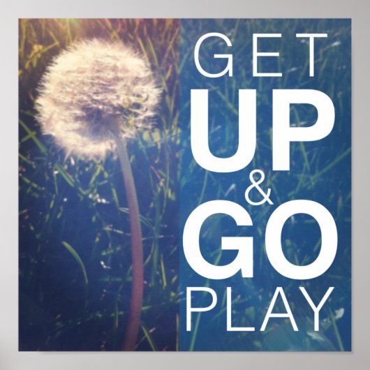 Get Up & Go Play Poster (Vorne)