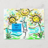 GET VACCINATED    POSTKARTE (Vorderseite)