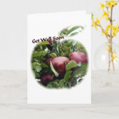 Get Well Apple Karte (Gelbe Blume)