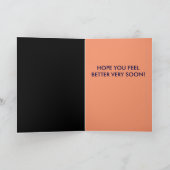 Get Well bald Anagram card Karte (Innenseite)