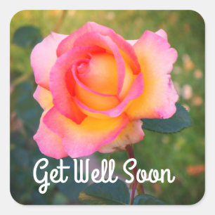 Get Well bald Elle Rose #2 Stickers