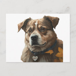 Get-well-bald-Karte Postkarte