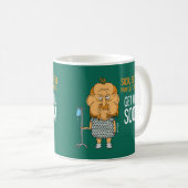 Get Well - Bald - lustiger, grauenhafter alter Car Kaffeetasse (VorderseiteRechts)