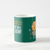 Get Well - Bald - lustiger, grauenhafter alter Car Kaffeetasse (Mittel)