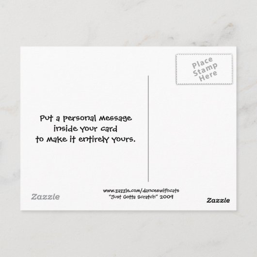 Get Well bald (Postcard) Postkarte (Rückseite)