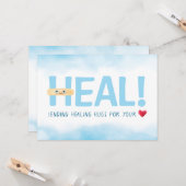 Get Well bald, We Kinda Liebe Sie! Karte (Vorderseite/Rückseite Beispiel)