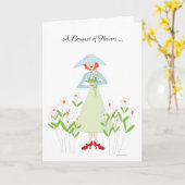 Get Well Blume Bouquet Card Karte (Gelbe Blume)