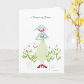 Get Well Bouquet Blume Card Karte (Gelbe Blume)