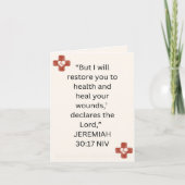 GET WELL CARD 1 KARTE (Vorderseite)