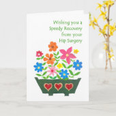 Get Well Card - Angesagte Operation Karte (Gelbe Blume)