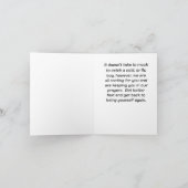 Get Well Card from Group for Senior in Zuhause Karte (Innenseite)