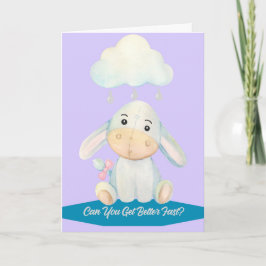 "Get Well Card" für Kind mit Sonnenschein Dankeskarte