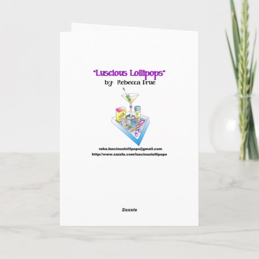 Get Well Card Karte (Rückseite)